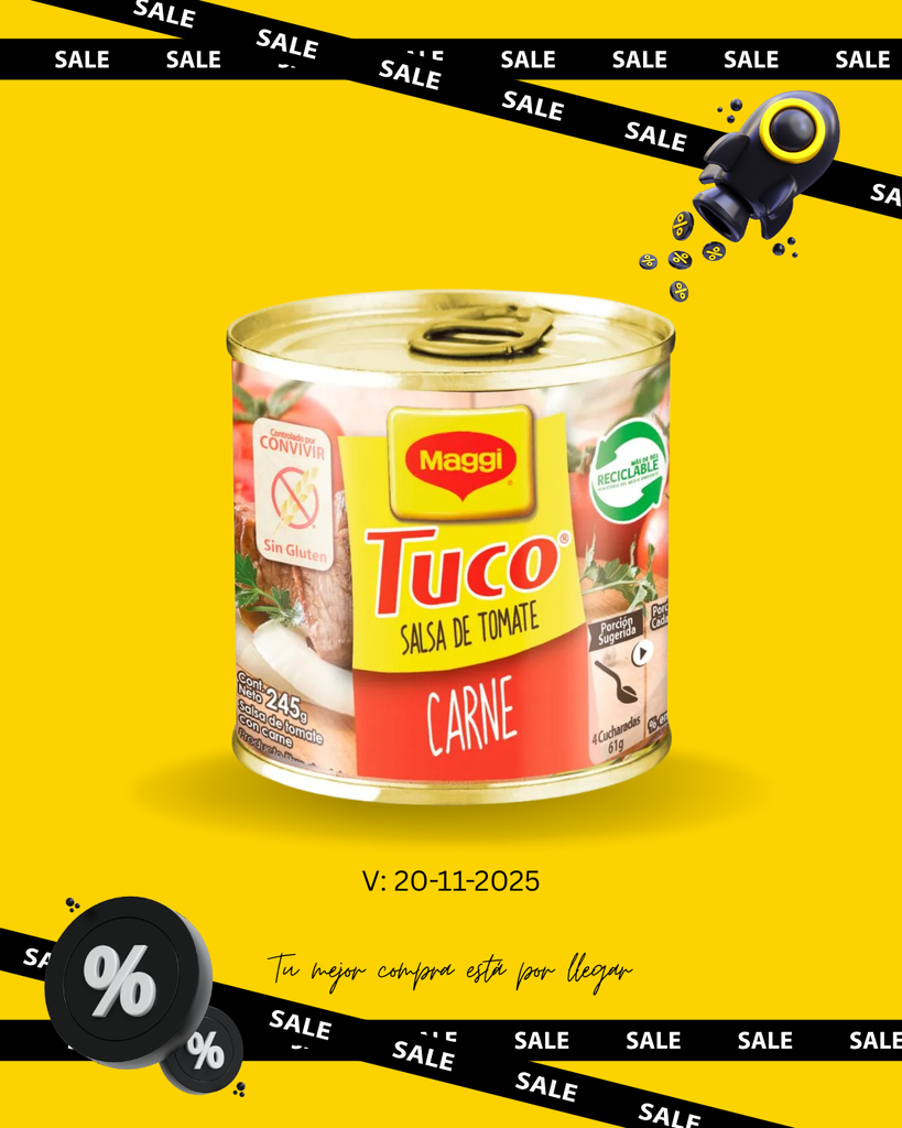 Salsa de tomate MAGGI® Tuco con Carne 245gr