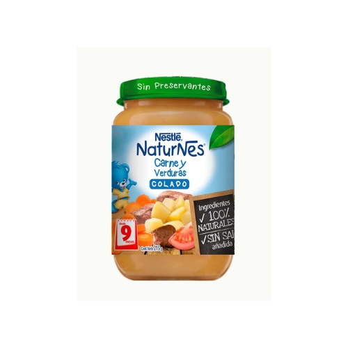 12x Colado NESTLÉ NATURNES Carne y Verduras 215g