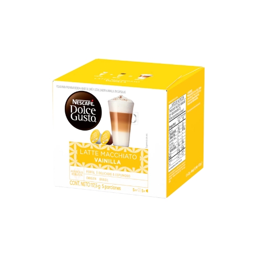 3x Café NESCAFÉ Dolce Gusto Latte Macchiato Vanilla 10 Cápsulas