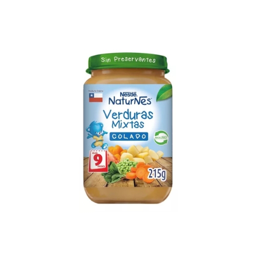 7x Colado NESTLÉ NATURNES Verduras Mixtas 215g