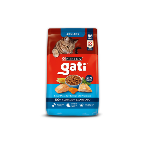 1x Gati adulto pescado y salmon 3kg 