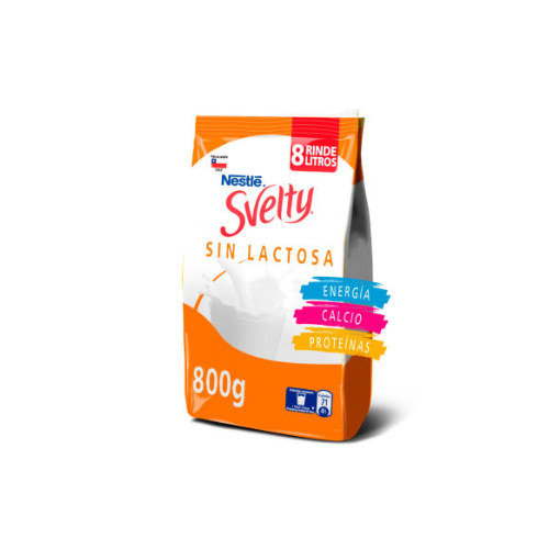 6x Leche en Polvo SVELTY® Move+ Sin lactosa Descremada Bolsa 800g