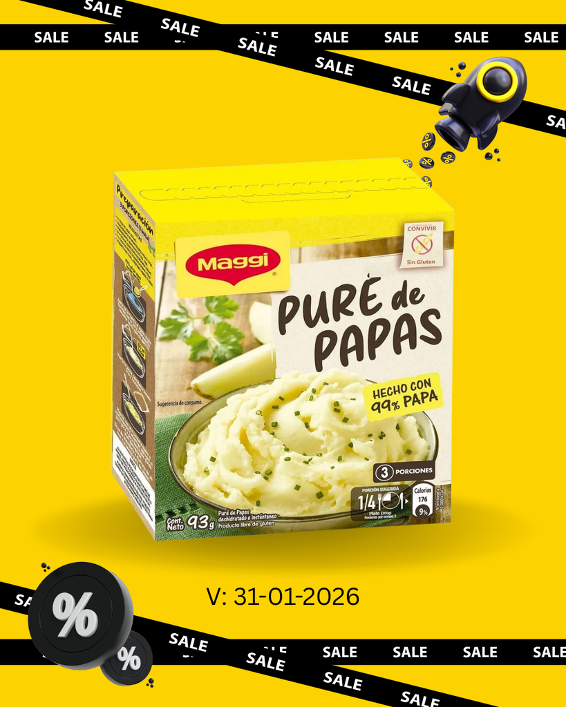 20x MAGGI Pure de Papas 93g