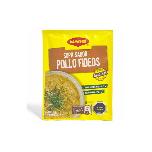 [1188300000] 20x Sopa MAGGI Pollo con Fideos 70g