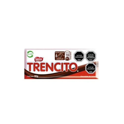 [1189300000] 21x Chocolate de Leche TRENCITO Barra 80g
