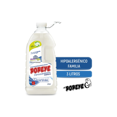 [1201400000] DETERGENTE POPEYE FAMILIA PET 1X3 LTS