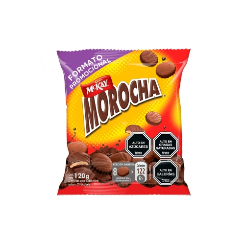 [1216500000] 10x Galleta Bañada MOROCHA  120g