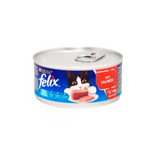 [1217100000] 12x Alimento para gato FELIX Paté Salmón Lata 156g