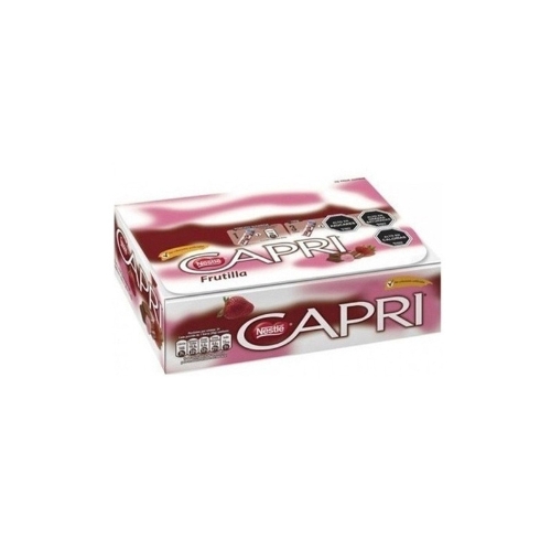 [1218800000] 2x Chocolate Relleno CAPRI Frutilla Caja 24x30g