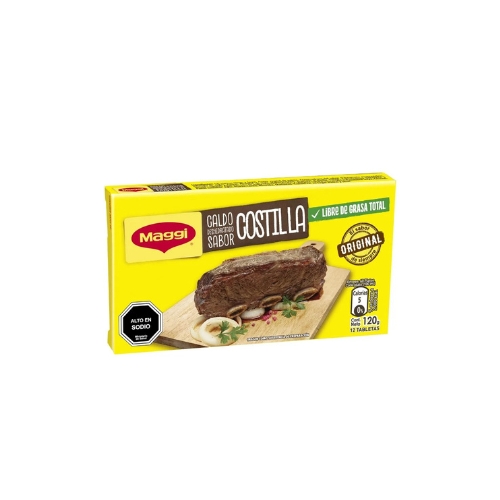 [1220300000] 30x Caldo MAGGI sabor Costilla Caja 12x10g