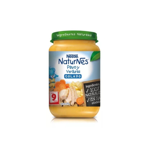 [1221200000] 7x Colado NESTLÉ NATURNES Pavo y Verduras 215g