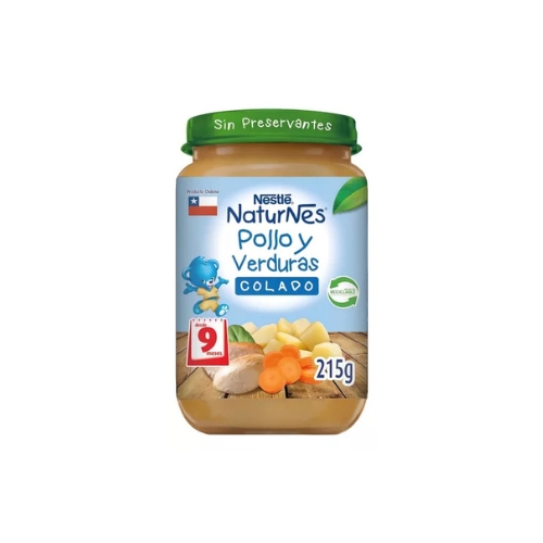 [1221300000] 7x Colado NESTLÉ NATURNES Pollo y Verduras 215g