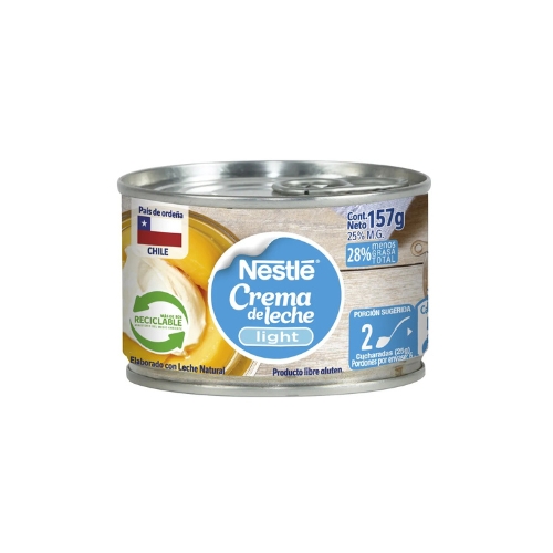 [1221800000] 10x Crema de Leche NESTLÉ Light Lata 157g