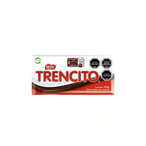 [1222500000] 8x Chocolate de Leche TRENCITO Barra 150g