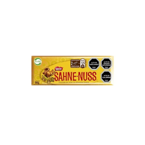 [1224100000] 8x Chocolate SAHNE NUSS® Barra 90g