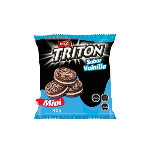 [1224300000] 42x Galleta sandwich TRITON Mini Vainilla 40g