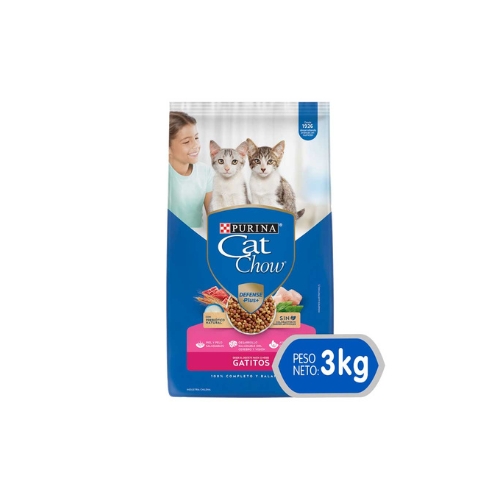[1224900000] 2x Alimento seco para gato CAT CHOW Gatitos 3kg