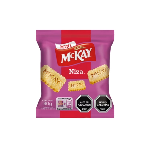 [1225400000] 42x Galleta MCKAY Mini Niza 40g