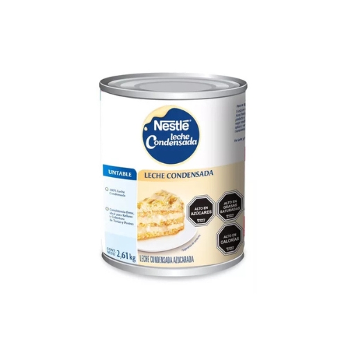[1225800000] 3x Leche condensada NESTLÉ Untable 2,6kg