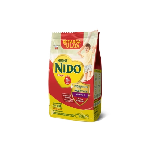 [1227700000] 3x Fórmula Láctea NIDO Etapa 1+ Bolsa 700g