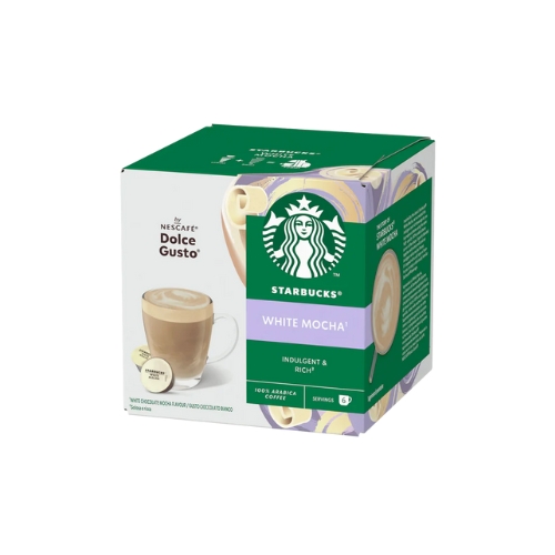 [1227800000] 3x STARBUCKS NESCAFÉ DOLCE GUSTO Mocha White 12 Cápsulas