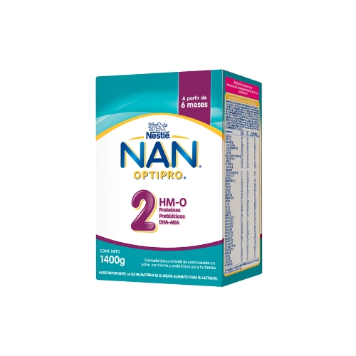 [1232500000] 2X Fórmula Infantil NAN 2 Optipro Multipack 2x700g