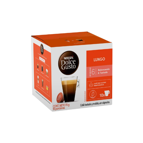 [1239300000] 3x Café NESCAFÉ DOLCE GUSTO® Lungo 10 Cápsulas