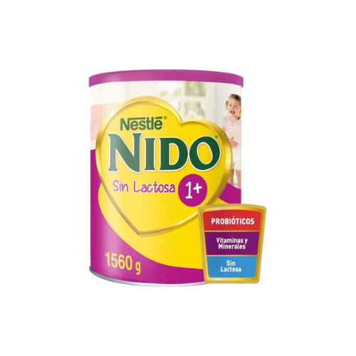 [1245300000] 1x Fórmula Láctea NIDO® 1+ Sin Lactosa Tarro 1560g 