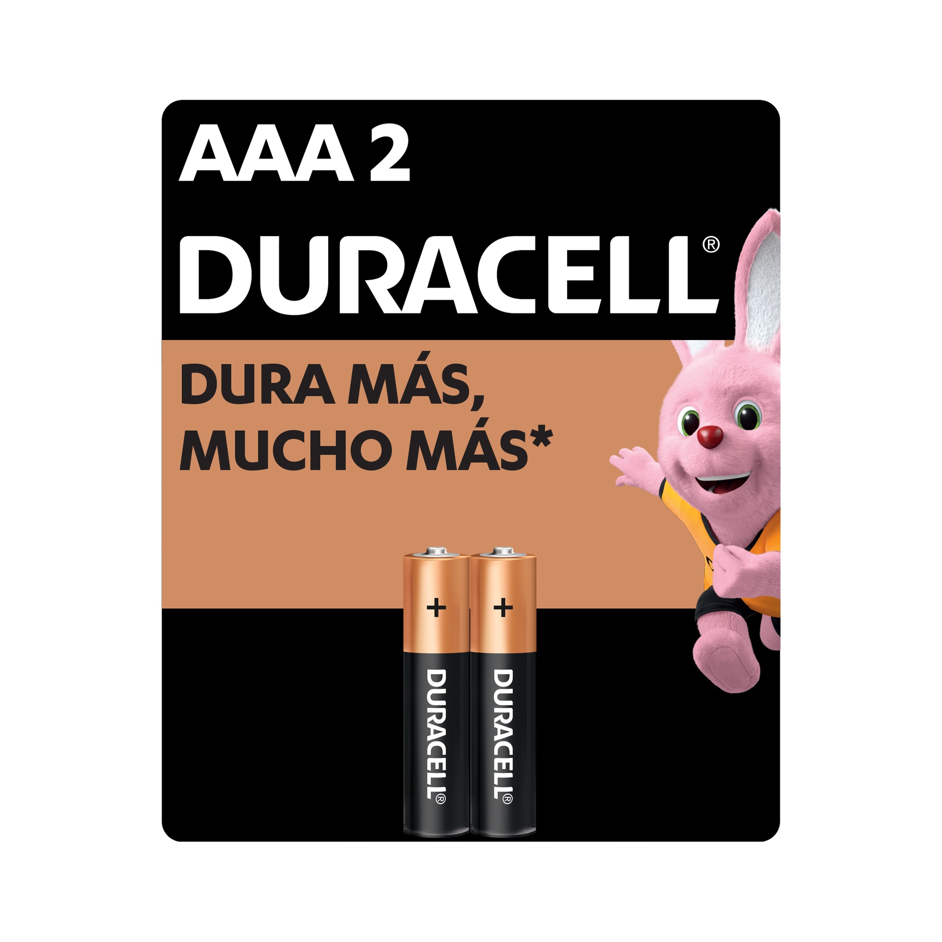 [1246500000] 1x Pila Duracell AAA, (2 pilas, triple A, DURA más)